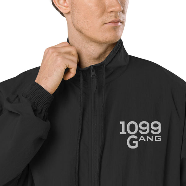 1099Gang Embroidered Recycled tracksuit jacket