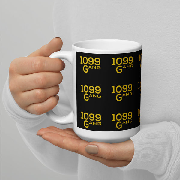 1099Gang Black & Gold glossy mug